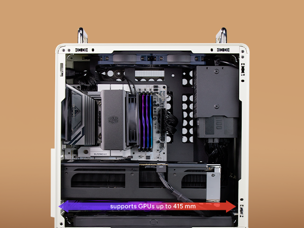 Cooler Master QUBE 540 Moonstone ATX Mid-Tower PC Case 