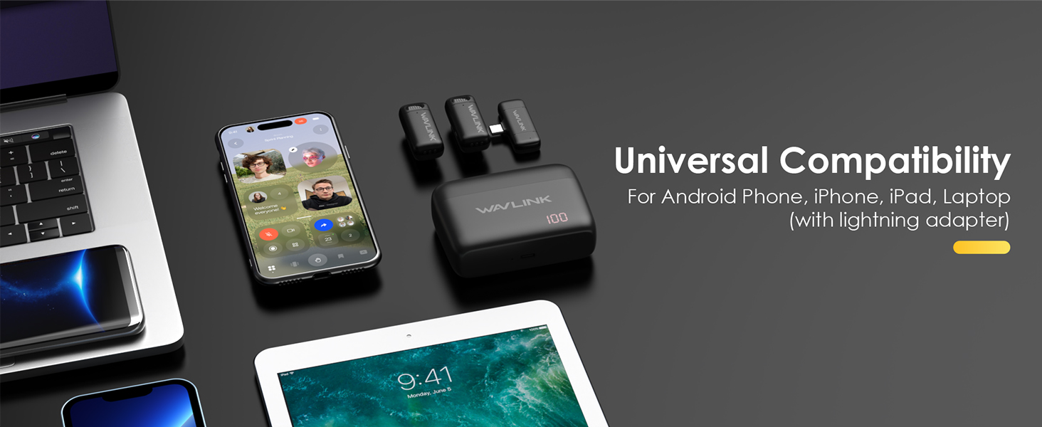 wireless lavalier microphone