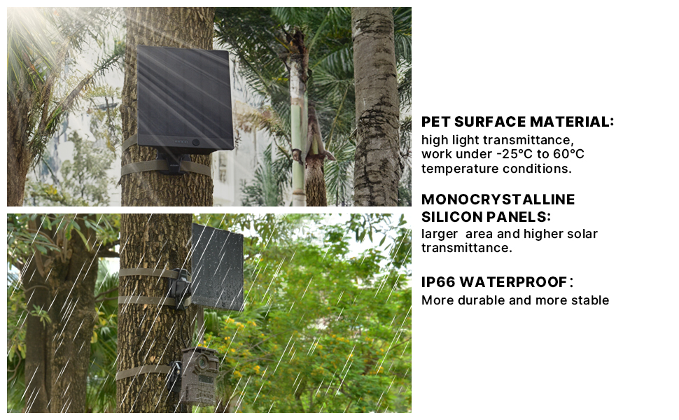solar panel for trail camera