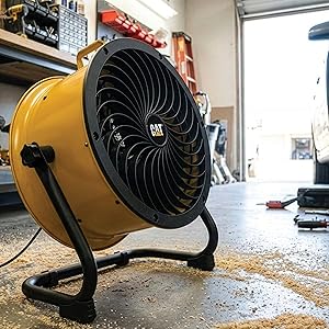 CAT 14-inch High-Velocity Drum Fan - Yellow