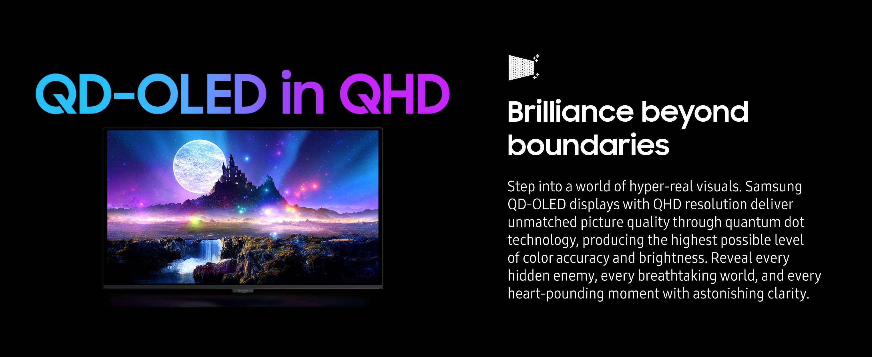 Samsung Odyssey OLED G5 (G50SF) QHD & QD-OLED Gaming Monitor