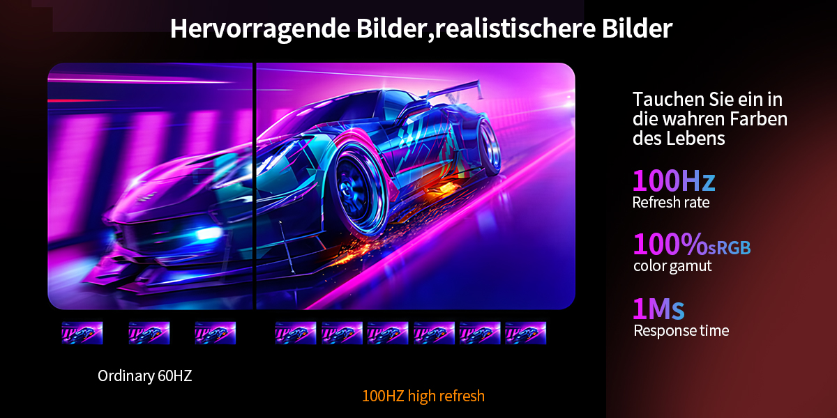 27-Inch 100Hz White Monitor with Speakers Introduction