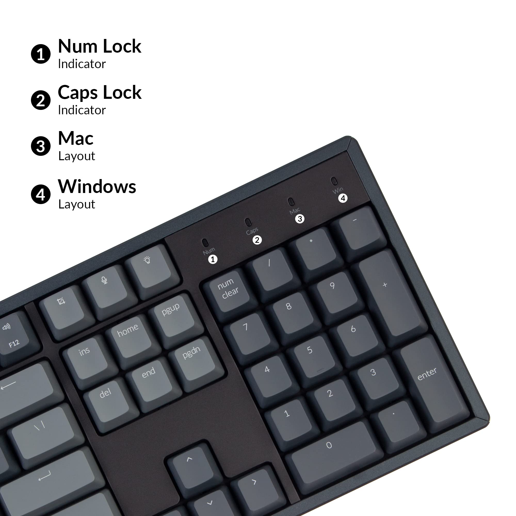 Full Size Layout Keyboard