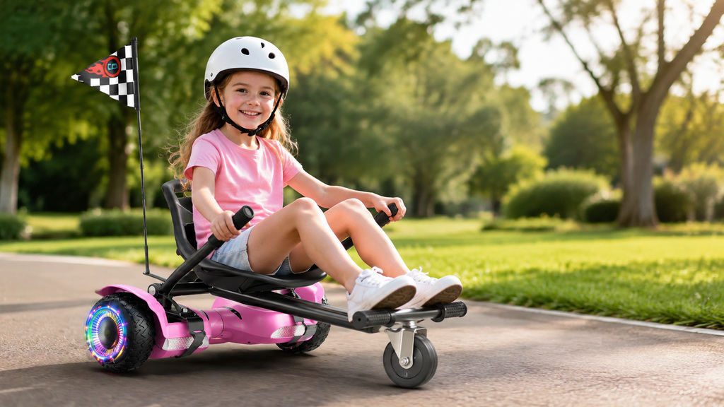 K1-G13 Hoverboard with Seat Attachment HOVERKART Set