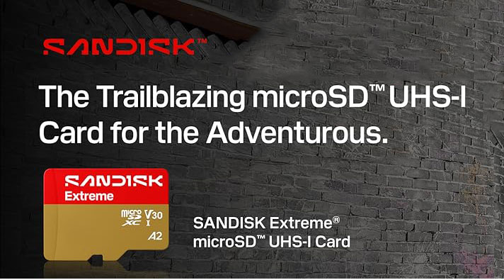 SANDISK Extreme microSD UHS-I Card