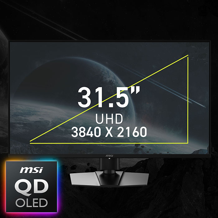 MSI MAG 322UP QD-OLED E16 Gaming Monitor