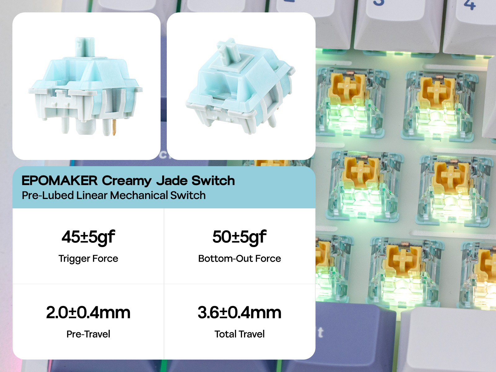 Pre-Lubed Linear Switch