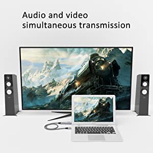 Audio and video simultaneous transmission