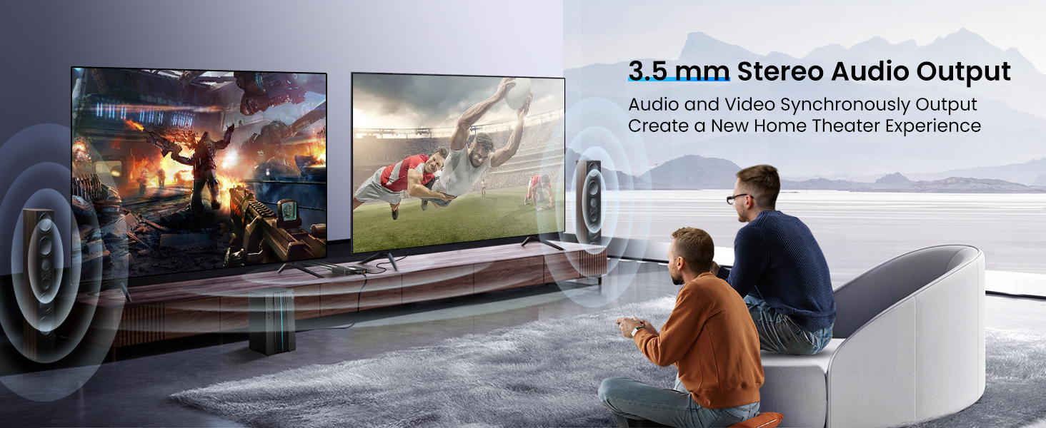 DisplayPort to Dual Display Port Splitter