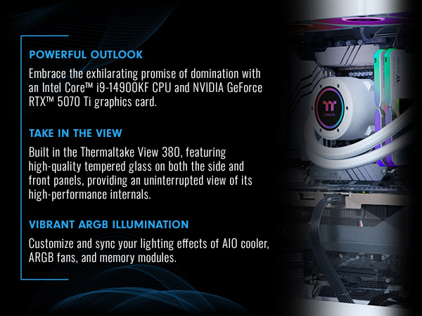 Thermaltake NE i1470TS-V380S Gaming Desktop PC