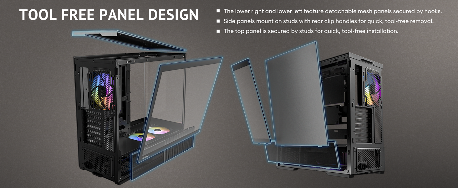 Antec C6 Curve ARGB Mid-Tower Case