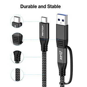 riitop usb c 3.2 cable 20Gbps