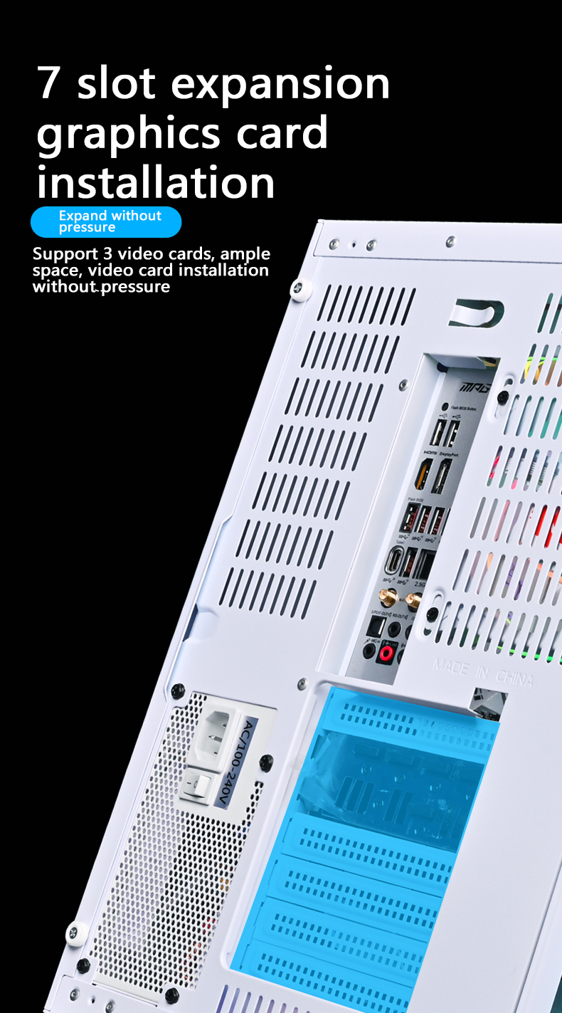 7 slot expansion graphics card installation