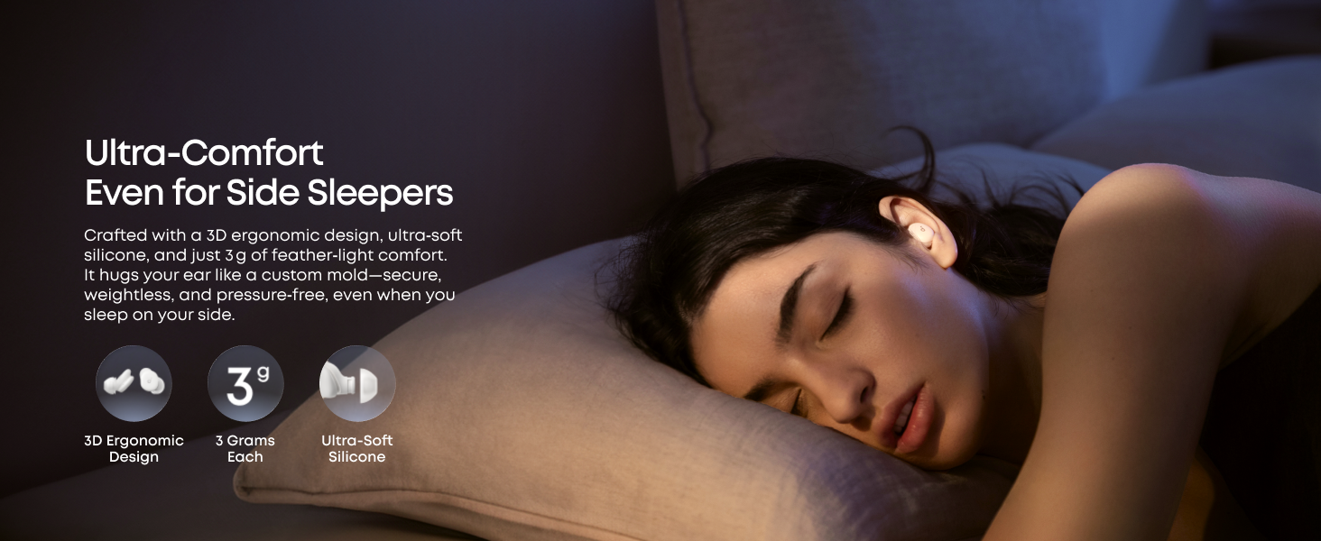Ultra-Comfort Even for Side Sleepers