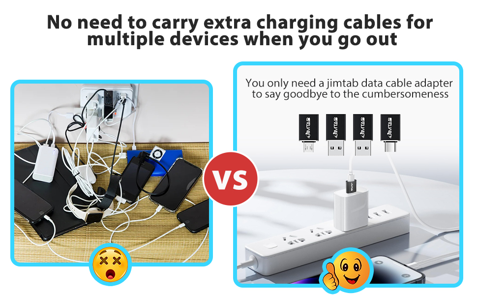 USB C/Lightning/Micro USB to USB 3.0 Adapter