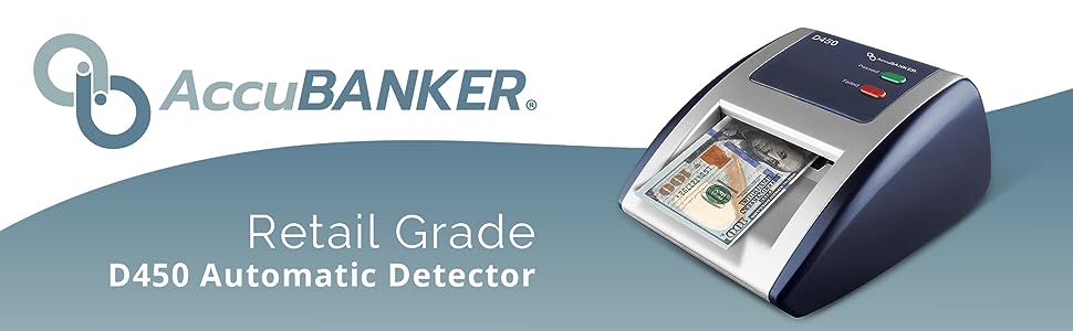 Detector de Billetes Falsos ACCUBANKER D450