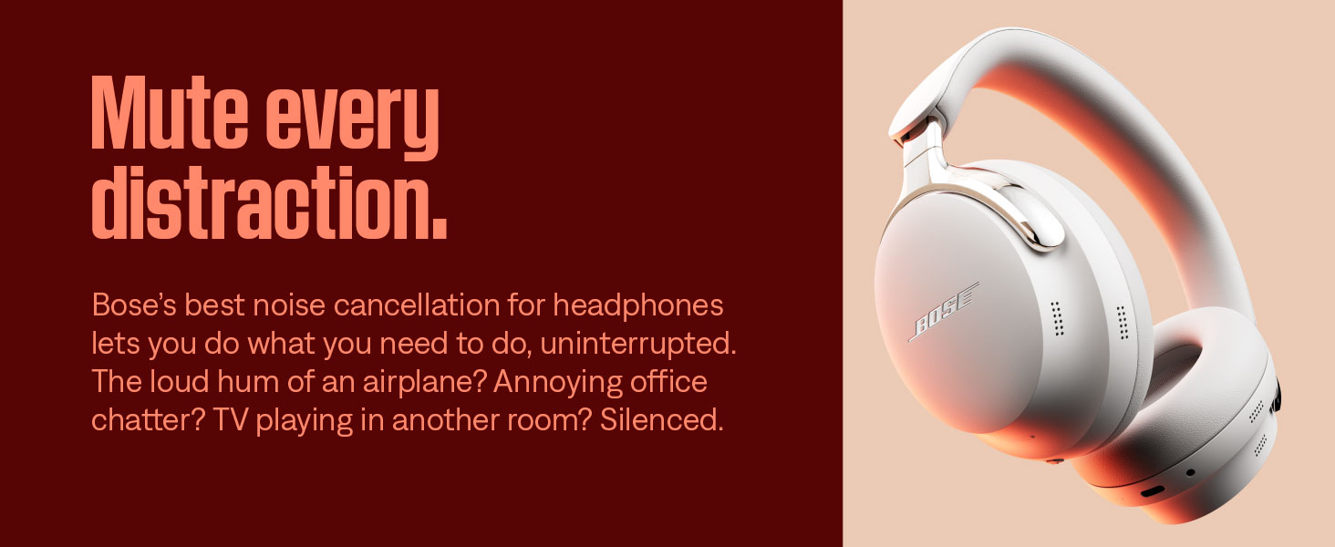 Bose QuietComfort Ultra (2nd Gen) Noise Cancelling Over-Ear Wireless Bluetooth Headphones