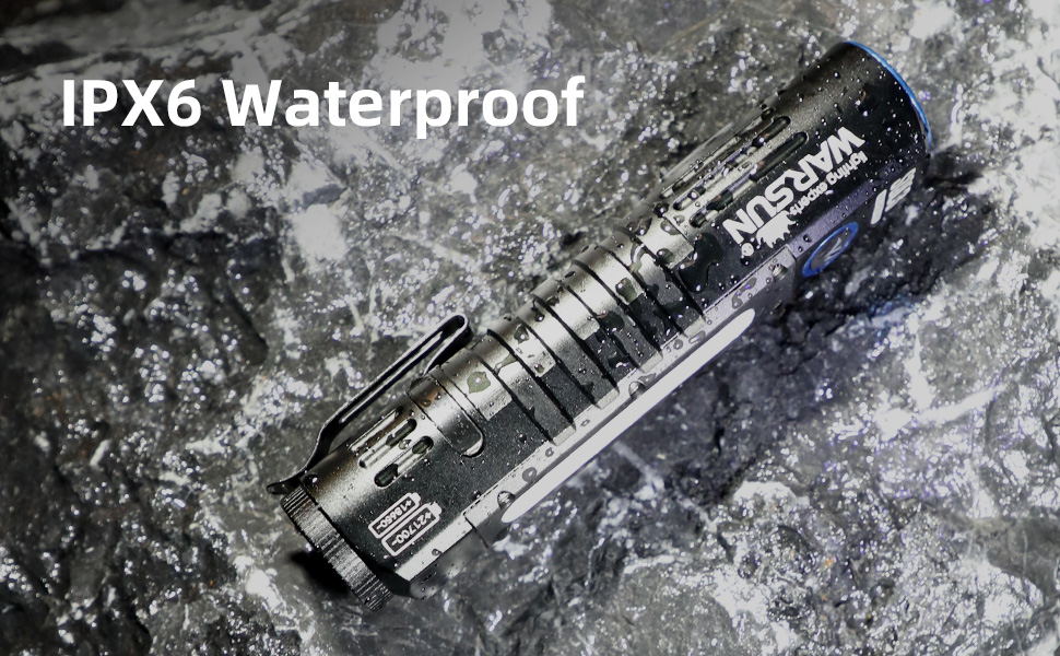 IPX6 Waterproof