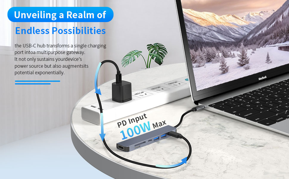 7-in-1 USB C Docking Station