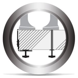 Single Monitor Adjustable Gas Spring Desk Mount, For Smaller Screens Up to 27in