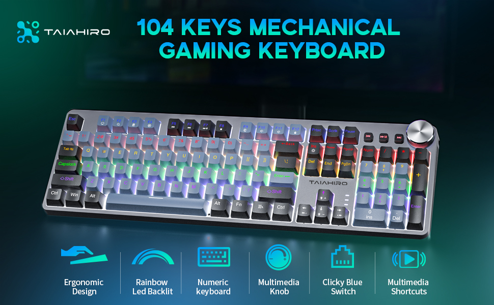 013-BK1906 Mechanical Keyboard-Black