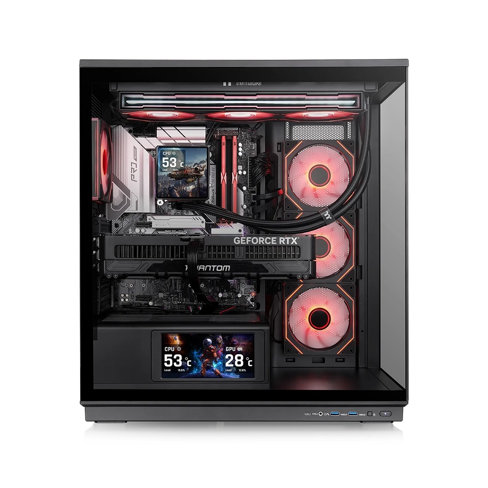 Thermaltake Stage 450 TG ARGB Mid Tower Chassis - Black