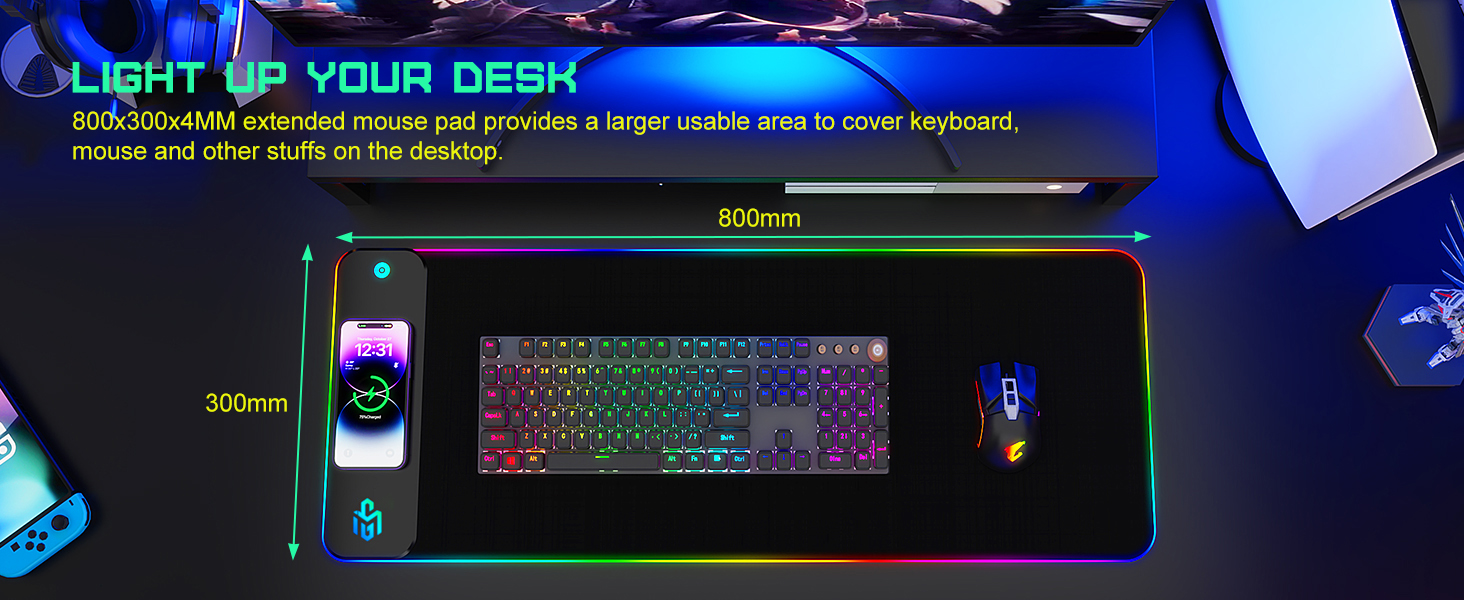 rgb mouse pad