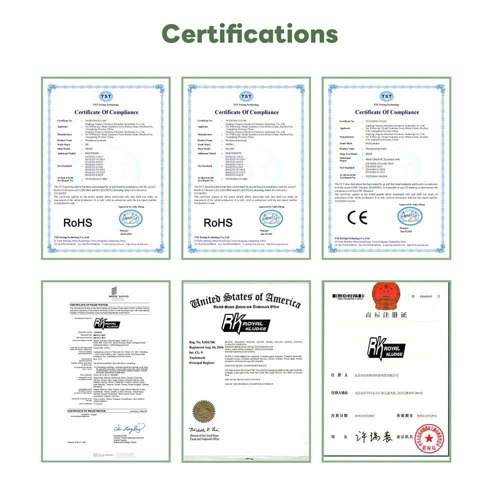 certifications