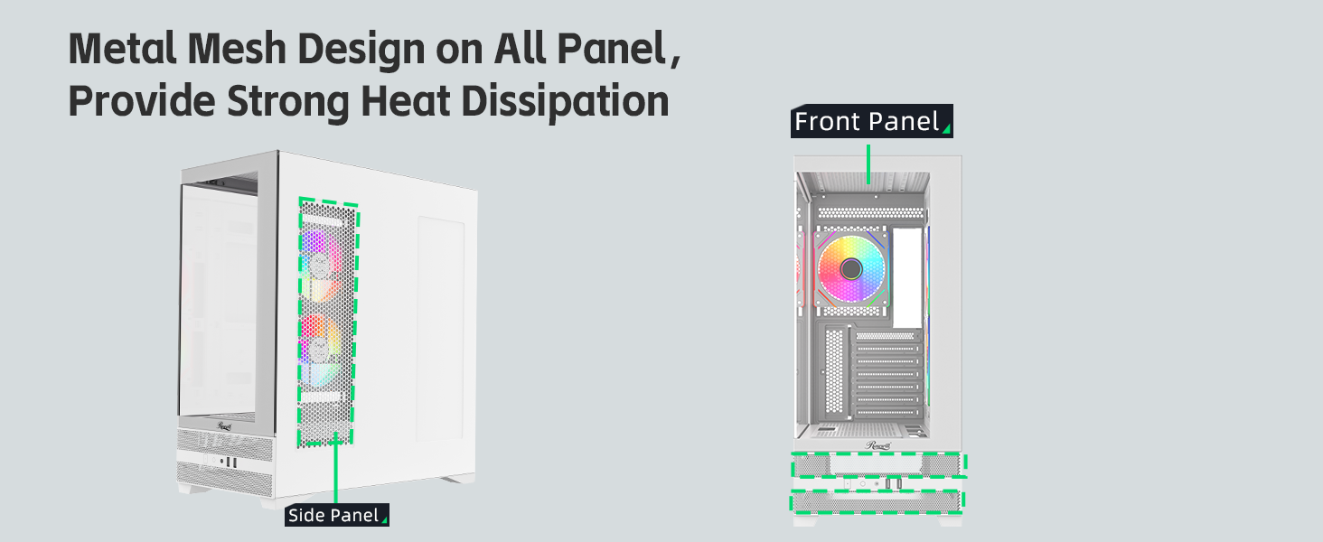 Metal Mesh Design on All Panel