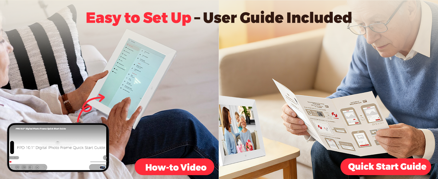 Easy to Set Up-User Guide Included