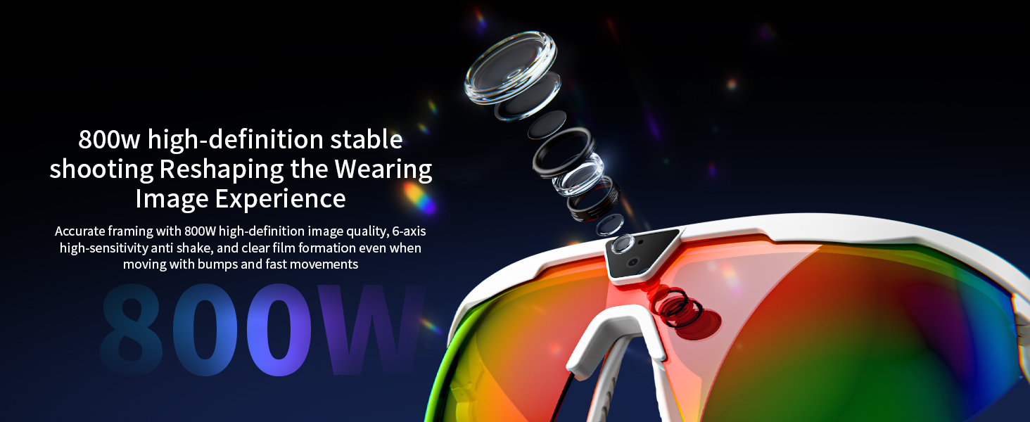 Rechargeable Smart Audio Sunglasses for Bike Riding