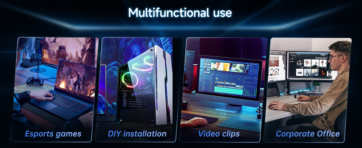 Multifunctional USE-Esports games, DlY installation, Video clips