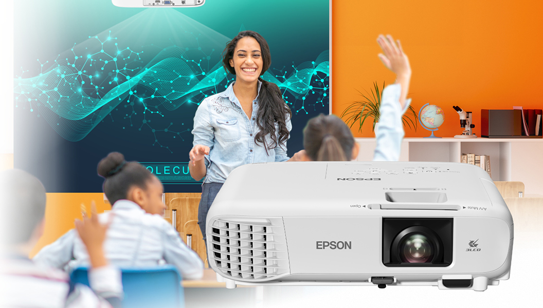 PowerLite E24 3,600 Lumens 3LCD Classroom Projector