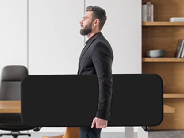 desk divider midnight portable