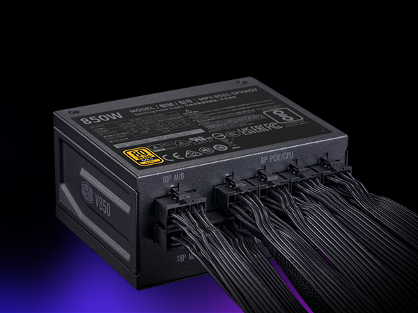 Cooler Master V850 SFX Gold Full Modular Power Supply Black