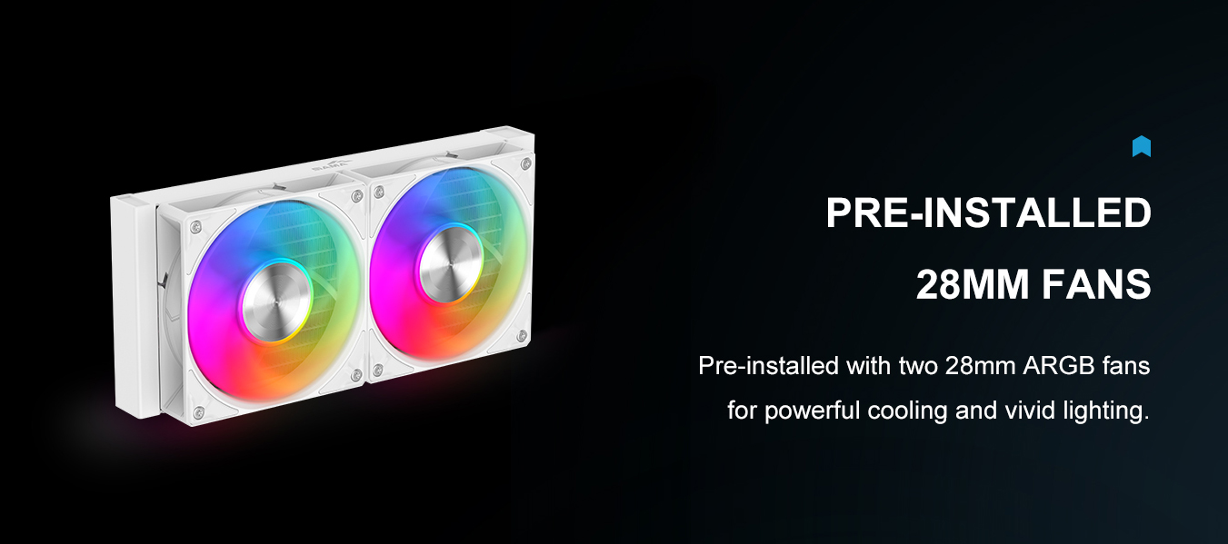 SAMA L70 240mm Liquid CPU Cooler AIO Cooler White