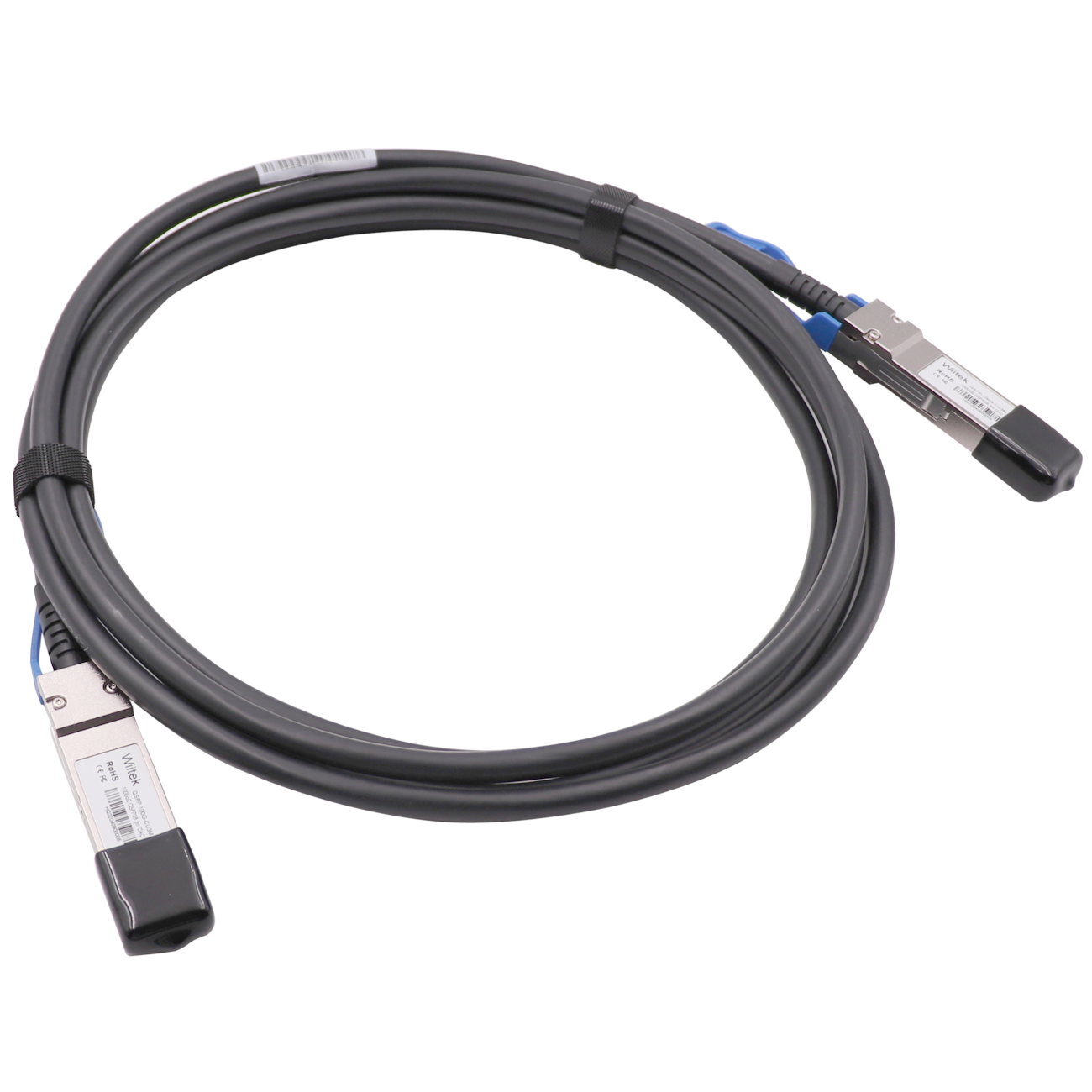 100GbE QSFP28 DAC Twinax Cable, 3 Meter 100GBASE-CR QSFP28 to QSFP28 Passive Copper Cable, Compatibl