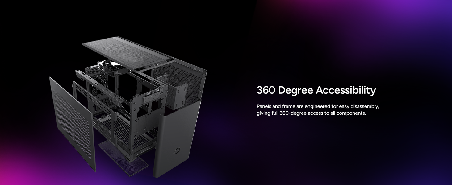 Cooler Master NR200 SFF Small Form Factor Mini-ITX Case 