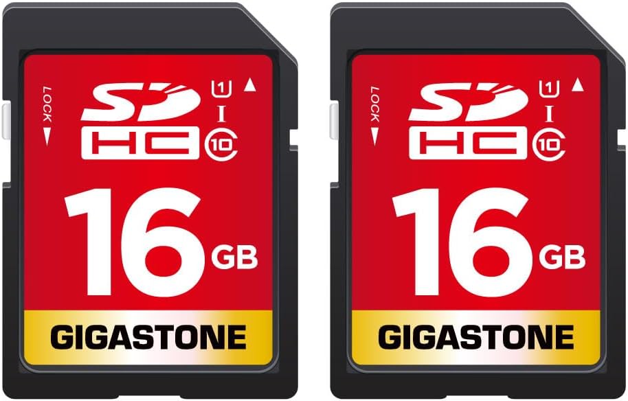 Gigastone SDHC card 16gb 2 Pack