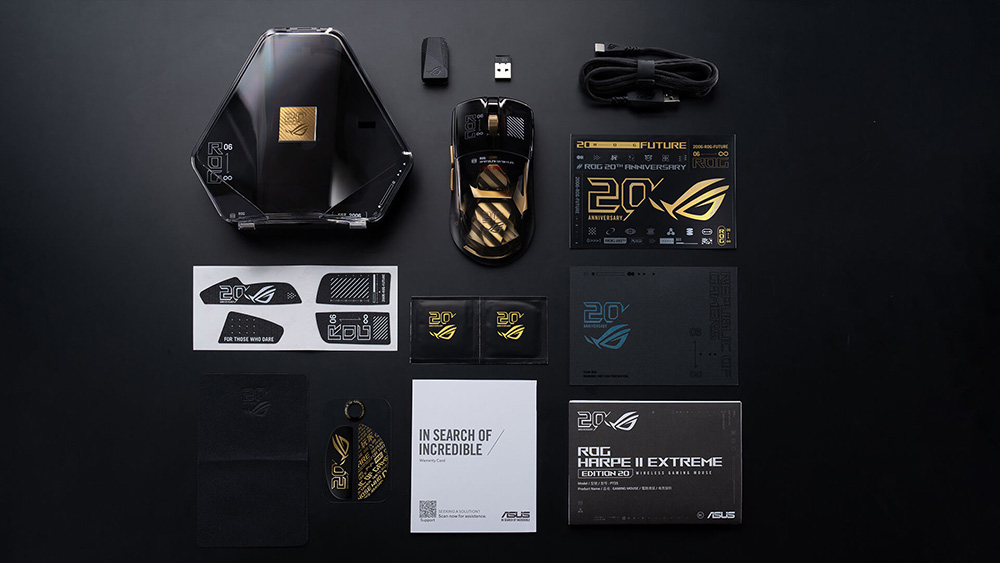 ASUS ROG 20th Edition Harpe II Extreme Wireless Esports Gaming Mouse