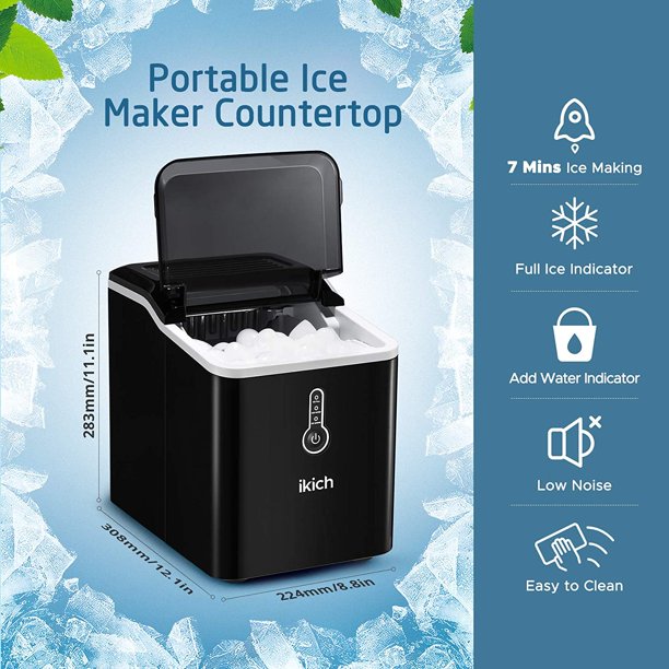 ikich ice maker add water