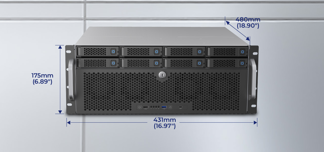 Rosewill RSV-H408 4U Rackmount Server Chassis