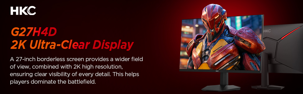 HKC G27H4D Gaming Computer Monitor