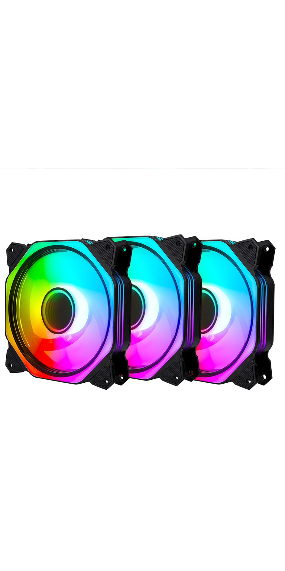 120mm RGB PWM CPU Case Cooling Fan