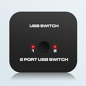 LED Indicator Designed with LED indicator, Light blue LED indicators shows which computer is being s