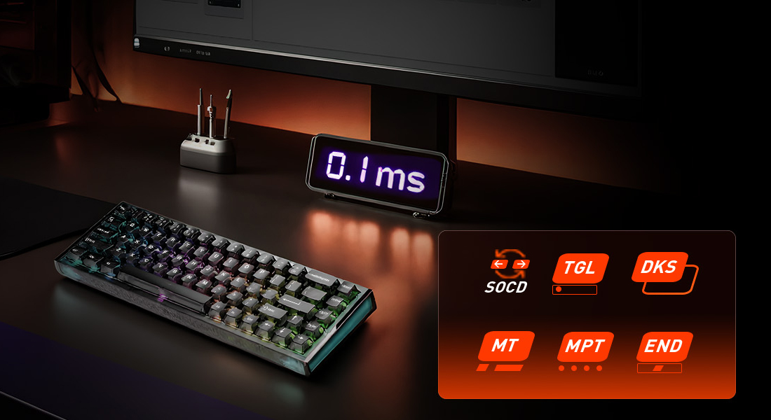 DAREU COOL68 65% Wired Gaming Keyboard