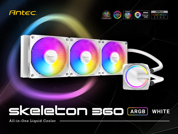 Antec Skeleton 360 ARGB White Liquid CPU Cooler