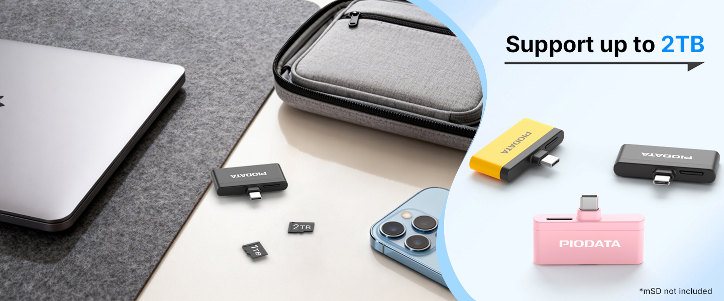 Add MicroSD Card up to 2TB