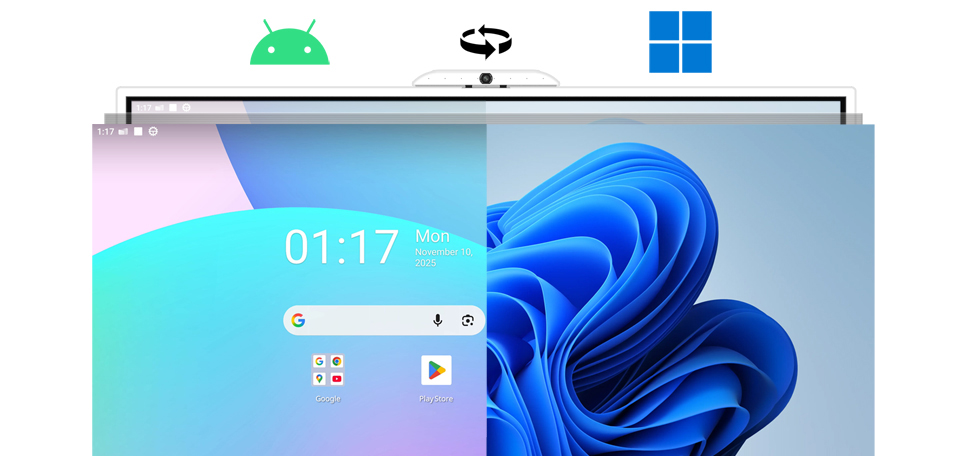 GTEK Infrared Interactive Digital Signage Built-in Speakers with Single OS Android