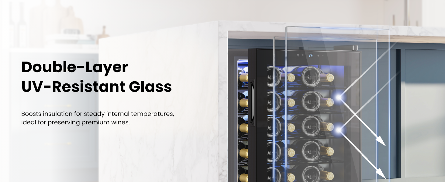 double-layer glass door